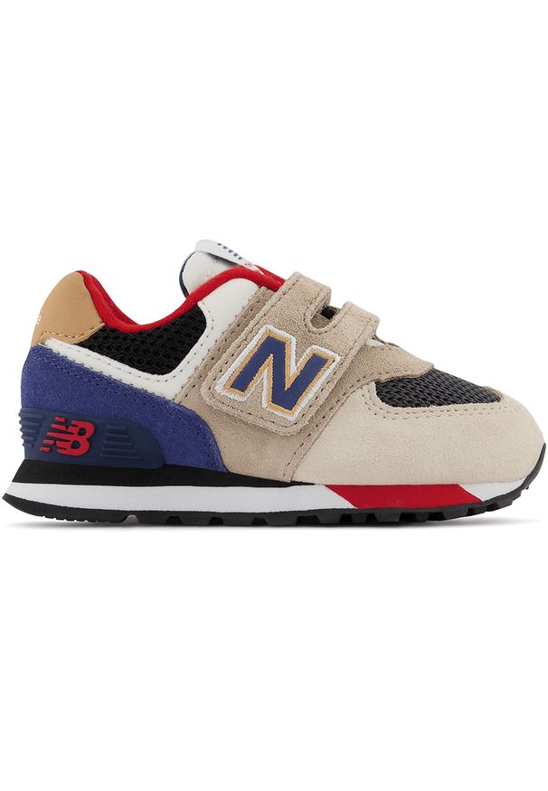 Buty New Balance IV574LC1 – multikolor. Okazja: na co dzień. Kolor: wielokolorowy. Materiał: zamsz, syntetyk, skóra, guma, materiał. Szerokość cholewki: normalna. Model: New Balance 574