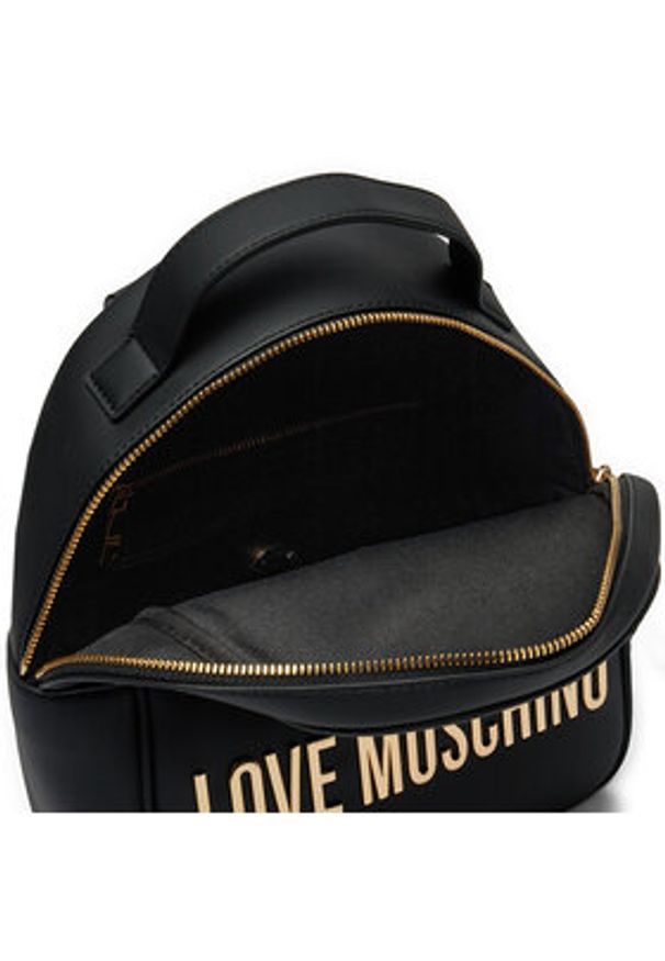 Love Moschino - LOVE MOSCHINO Plecak JC4197PP1LKD0000 Czarny. Kolor: czarny. Materiał: skóra