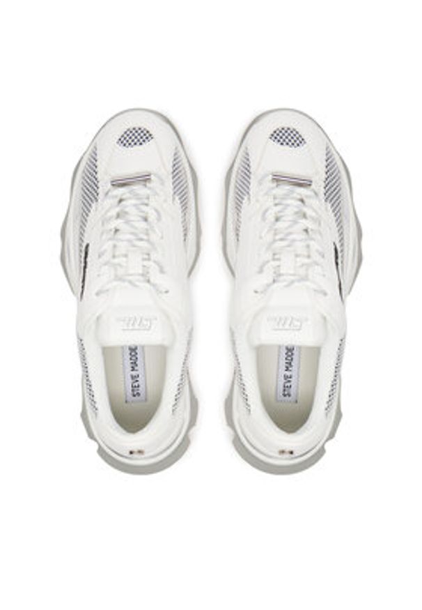 Steve Madden Sneakersy SM11002327 Biały. Kolor: biały. Materiał: skóra