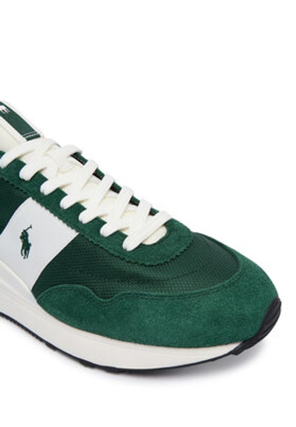 Polo Ralph Lauren Sneakersy Train 89 809P07284001 Zielony. Kolor: zielony. Materiał: zamsz, skóra