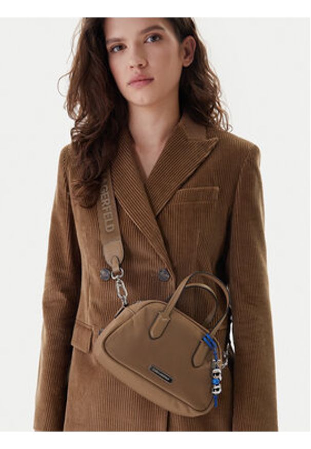 Karl Lagerfeld - KARL LAGERFELD Torebka B1W30016 Brązowy. Kolor: brązowy. Materiał: skórzane