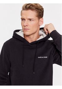 Jack & Jones - Jack&Jones Bluza 12236159 Czarny Regular Fit. Kolor: czarny. Materiał: bawełna