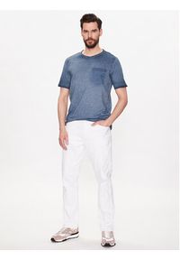 Lindbergh T-Shirt 30-420053 Niebieski Regular Fit. Kolor: niebieski. Materiał: bawełna #4