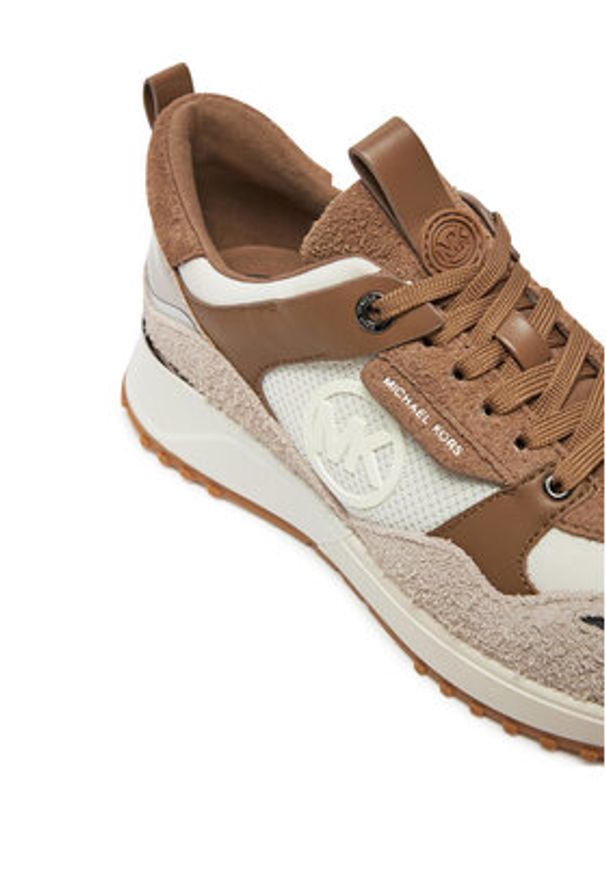 MICHAEL Michael Kors Sneakersy 43F4THFS2D Brązowy. Kolor: brązowy. Materiał: materiał