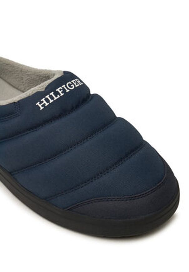 TOMMY HILFIGER - Tommy Hilfiger Kapcie FM0FM05158 Granatowy. Kolor: niebieski. Materiał: materiał