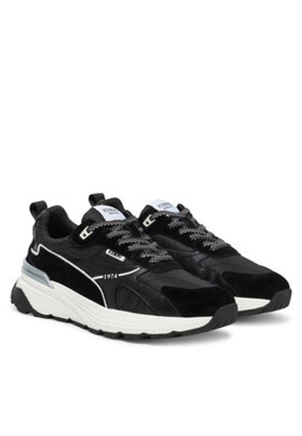 Iceberg Sneakersy IU1758 Czarny. Kolor: czarny. Materiał: materiał