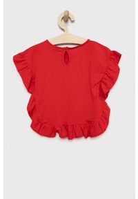 BIRBA&TRYBEYOND - Birba&Trybeyond t-shirt dziecięcy kolor czerwony. Kolor: czerwony. Wzór: nadruk