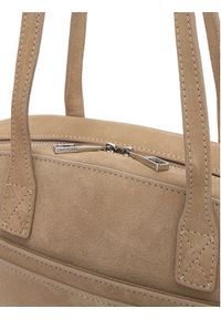Gino Rossi - GINO ROSSI Torebka EO-LA224-19327-2 Beżowy. Kolor: beżowy. Materiał: skórzane, zamszowe #8