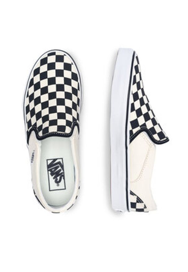Vans Trampki ASHER VN000VOSAPK1 Czarny. Kolor: czarny. Materiał: materiał