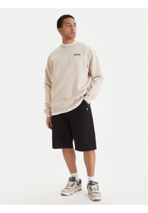 DC Shoes Bluza Patch It EDYFT03548 Beżowy Regular Fit. Kolor: beżowy. Materiał: bawełna