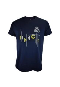 Real Madrid - Koszulka męska Real Madryt z okrągłym dekoltem. Kolor: niebieski. Sport: piłka nożna
