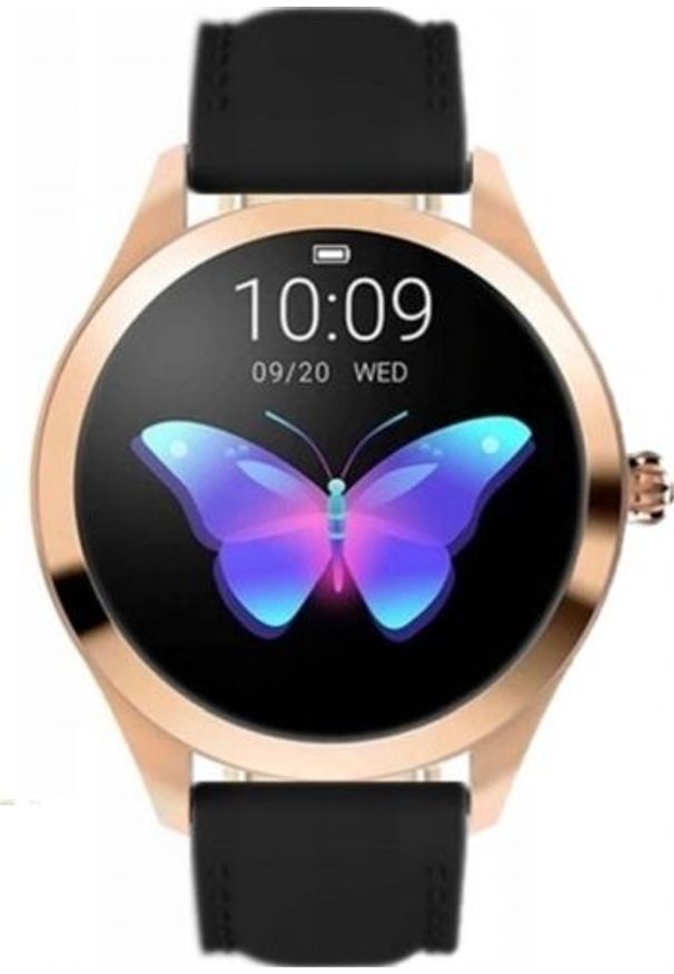 Smartwatch Rubicon KW10 Czarny (rubicon_20200623122348). Rodzaj zegarka: smartwatch. Kolor: czarny