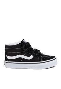 Vans Sneakersy Sk8-Mid Reissue V VN00018T6BT1 Czarny. Kolor: czarny. Materiał: zamsz, skóra. Model: Vans SK8 #1