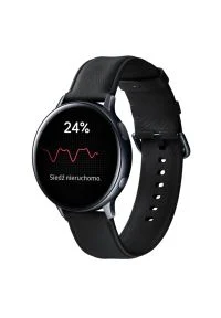 Smartwatch SAMSUNG Galaxy Watch Active 2 SM-R820N 44mm Stal Nierdzewna Czarny. Rodzaj zegarka: smartwatch. Kolor: czarny. Materiał: skóra. Styl: elegancki #1