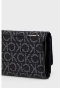 Calvin Klein portfel damski kolor czarny. Kolor: czarny. Materiał: materiał #3