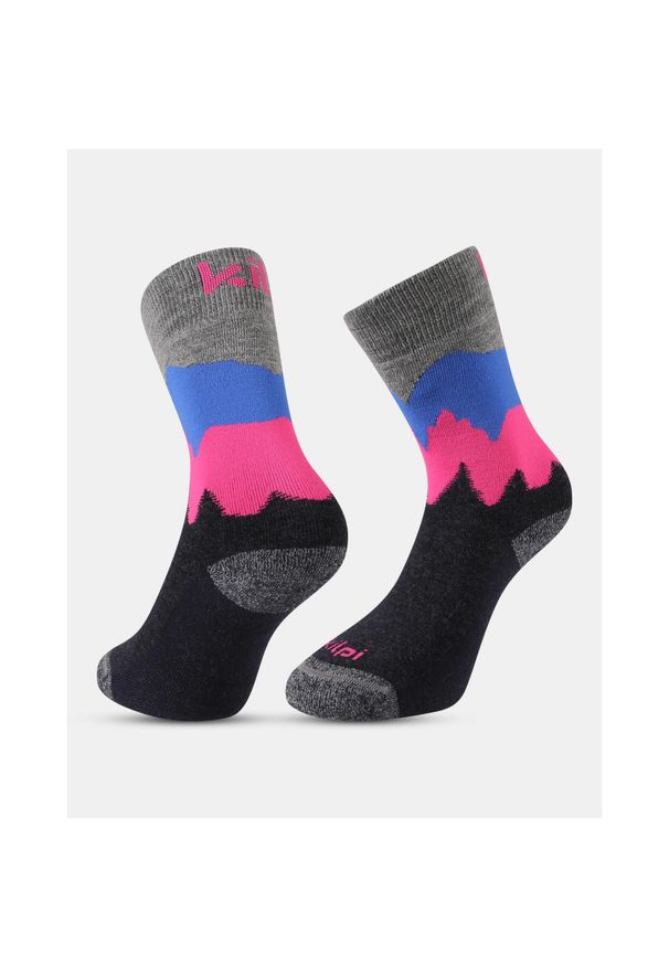 Uniseksowe skarpetki trekkingowe Kilpi NORS-U. Kolor: niebieski. Sport: turystyka piesza