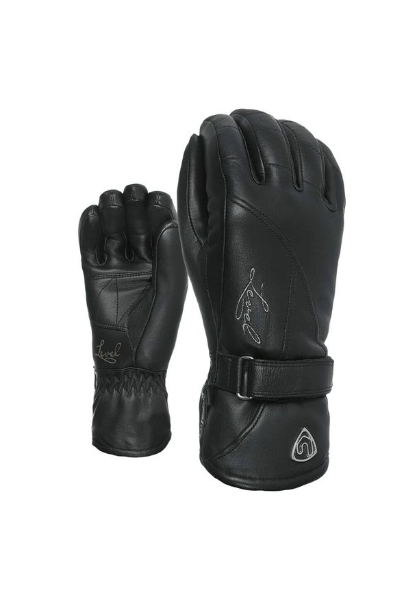 Rękawice narciarskie damskie Level Classic. Kolor: czarny. Materiał: skóra. Sezon: zima. Sport: narciarstwo