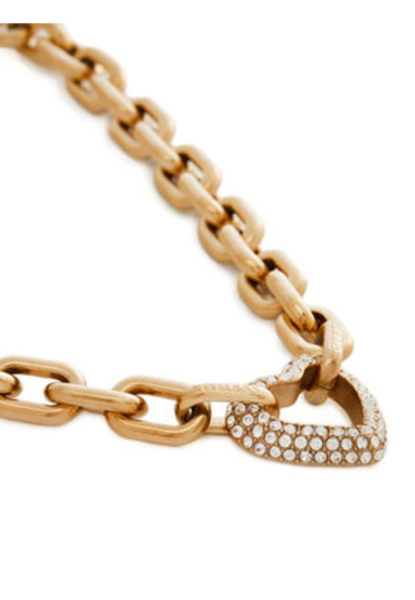 Guess Naszyjnik JUBN05 015JW Złoty. Materiał: metalowe. Kolor: złoty