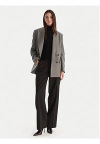 Pinko - PINKO Marynarka Amora Giacca 106099 A2ZU Szary Regular Fit. Kolor: szary. Materiał: syntetyk