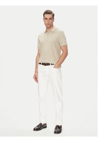 Calvin Klein Polo LV04LC239G Beżowy Regular Fit. Typ kołnierza: polo. Kolor: beżowy. Materiał: bawełna #3