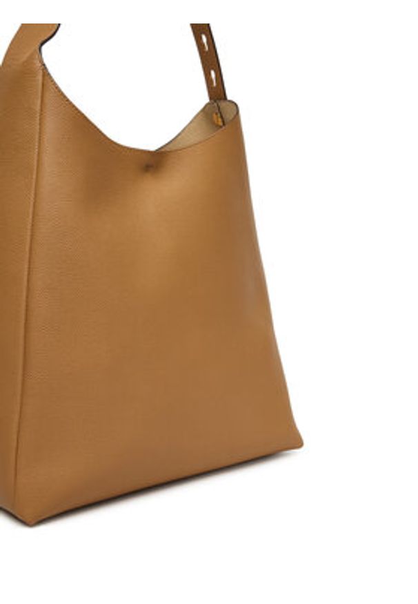 Tory Burch Torebka Romy Hobo 170964 Brązowy. Kolor: brązowy. Materiał: skórzane
