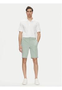 BOSS Szorty materiałowe S_Commuter_10.5 inch 50540337 Zielony Slim Fit. Kolor: zielony. Materiał: syntetyk