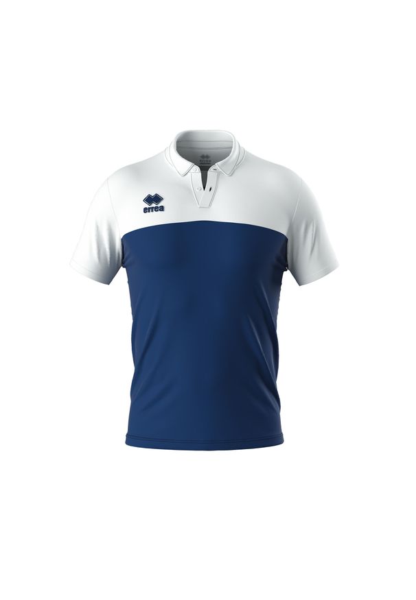 ERREA - Polo Errea Bob. Typ kołnierza: polo. Kolor: biały, niebieski, wielokolorowy. Styl: wakacyjny
