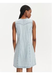 Levi's® Sukienka jeansowa Thora A7600-0000 Niebieski Slim Fit. Kolor: niebieski. Materiał: bawełna #5