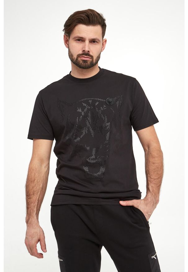 Plein Sport - T-shirt męski PLEIN SPORT. Styl: sportowy