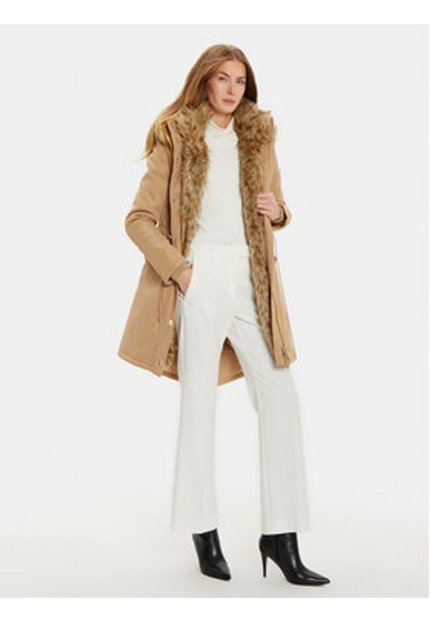 Marciano Guess Parka 4BGL12 7182A Écru Regular Fit. Materiał: syntetyk