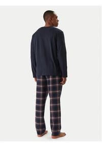 BOSS Piżama Holiday 50550777 Granatowy Regular Fit. Kolor: niebieski. Materiał: bawełna #3