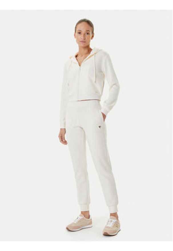 Guess Bluza V5YQ06 KBSL2 Écru Regular Fit. Materiał: syntetyk