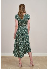 Marie Zélie - Sukienka Antea Rosone. Materiał: wiskoza, materiał. Długość rękawa: krótki rękaw. Typ sukienki: asymetryczne #7