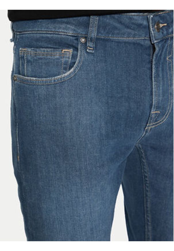 Guess Jeansy M5RAN1 D5KS1 Niebieski Skinny Fit. Kolor: niebieski