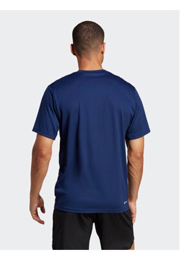 Adidas - adidas Koszulka techniczna Train Essentials Training IC7429 Niebieski Regular Fit. Kolor: niebieski. Materiał: syntetyk