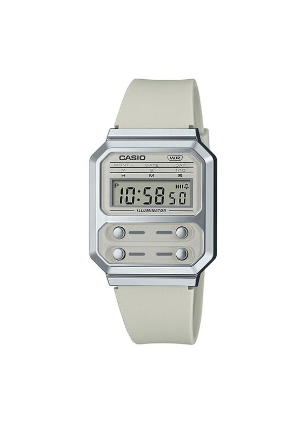 Casio Zegarek A100WEF-8AEF Szary. Kolor: szary
