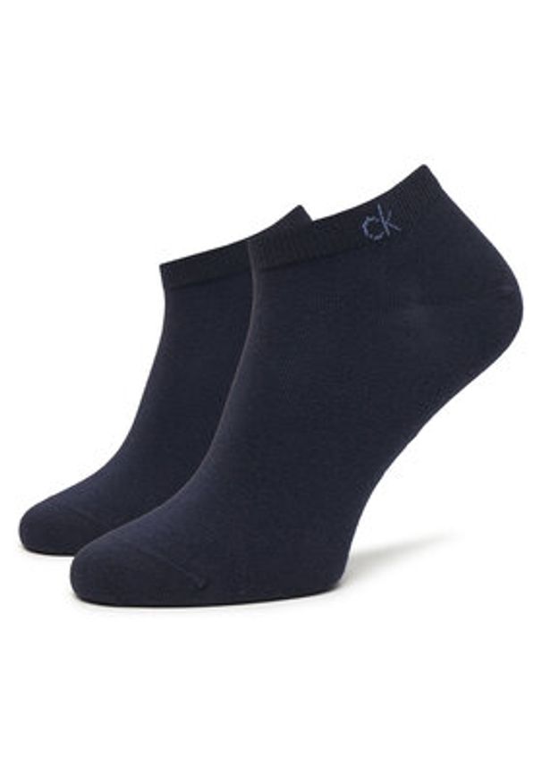 Calvin Klein Skarpety krótkie 701234366 Niebieski. Kolor: niebieski. Materiał: materiał, bawełna