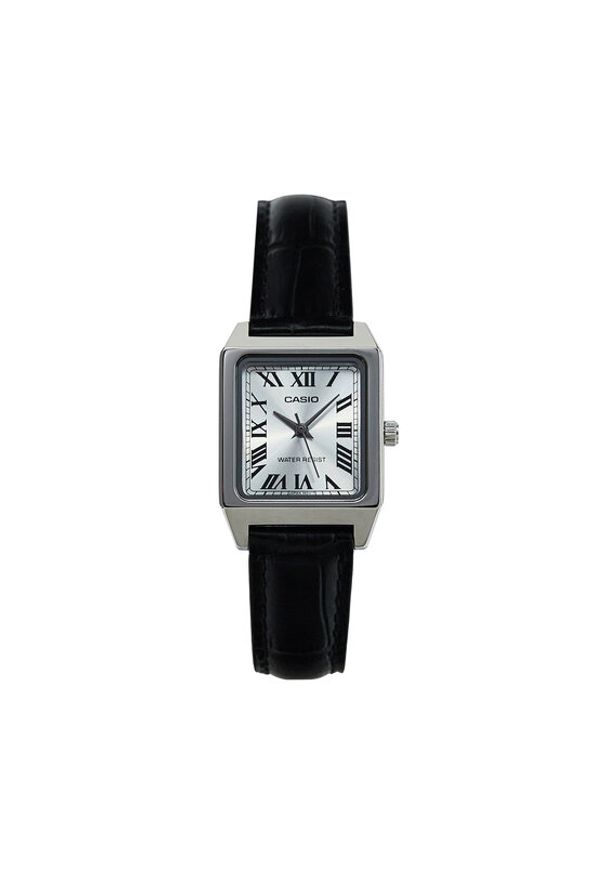 Casio Zegarek LTP-B150L-7B1EF Czarny. Kolor: czarny. Materiał: skóra