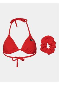 Calvin Klein Swimwear Góra od bikini KW0KW02466 Czerwony. Kolor: czerwony. Materiał: syntetyk #3