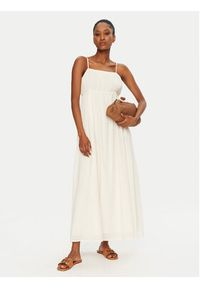 Seafolly Sukienka letnia Beachedit 55416-DR Écru Regular Fit. Materiał: len. Sezon: lato #7