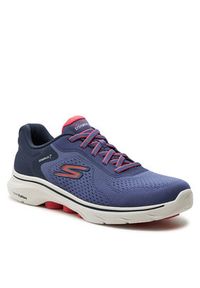 skechers - Skechers Sneakersy Go Walk 7-Cosmic Waves 125215/NVCL Granatowy. Kolor: niebieski. Materiał: mesh, materiał