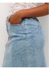 Cream Spódnica jeansowa Frynulla 10611428 Niebieski Regular Fit. Kolor: niebieski. Materiał: jeans, bawełna