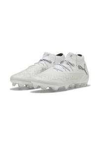 Puma - Buty piłkarskie FUTURE 8 ULTIMATE FG PUMA White Matte Silver Gray. Kolor: szary, biały, wielokolorowy. Sport: piłka nożna