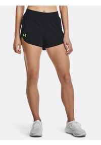 Under Armour - Spodenki fitness damskie UNDER ARMOUR Lighter Than Air Shorts. Kolor: czarny. Sport: fitness