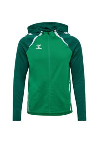 Hummel Bluza dresowa zielona HMLLEAD 2.0 r.L. Kolor: zielony. Materiał: dresówka