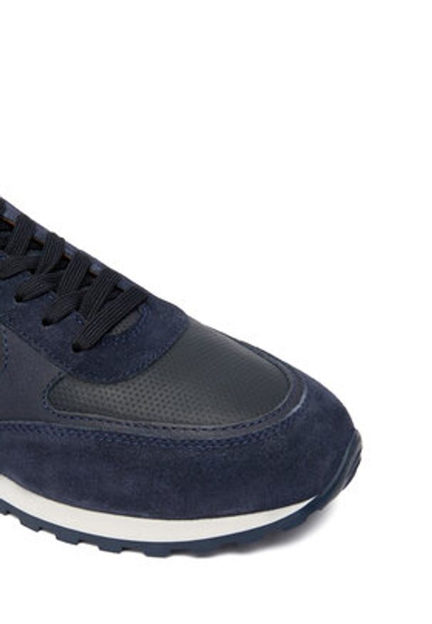 Aldo Sneakersy Gordo 14134962 Granatowy. Kolor: niebieski. Materiał: skóra, zamsz