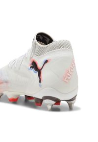 Puma - Buty piłkarskie unisex FUTURE 8 ULTIMATE MxSG PUMA White Black Glowing Red. Kolor: czerwony, biały, wielokolorowy, czarny. Sport: piłka nożna