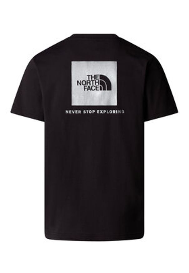 The North Face T-Shirt NSE Box NF0A8C4V Czarny Regular Fit. Kolor: czarny. Materiał: bawełna