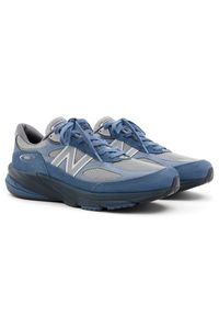 Buty unisex New Balance U990LT6 – niebieskie. Kolor: niebieski. Materiał: zamsz, guma, materiał, syntetyk. Szerokość cholewki: normalna. Sport: bieganie #4