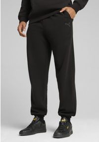 Puma - Spodnie dresowe unisex Essentials Elevated PUMA Black. Kolor: czarny. Materiał: dresówka